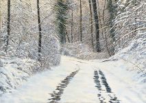 Arthur Woods Nature Paintings: Winterweg