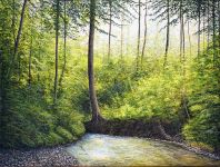 Arthur Woods Nature Paintings: Seebach II