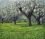 Arthur Woods Nature Paintings: Frühlingstraum