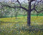 Arthur Woods Nature Paintings: Frühlingsbaum II