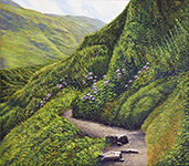 Arthur Woods Nature Paintings: Richtung Pizolhütte