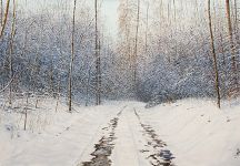 Arthur Woods Nature Paintings: Winterwanderweg
