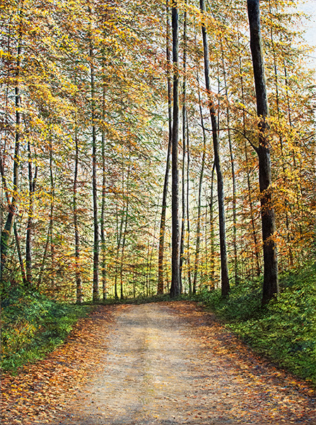 Arthur Woods Nature Paintings: Herbstspaziergang