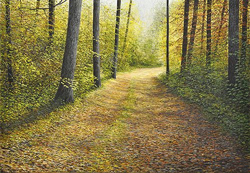 Arthur Woods Nature Paintings: Herbsttraum