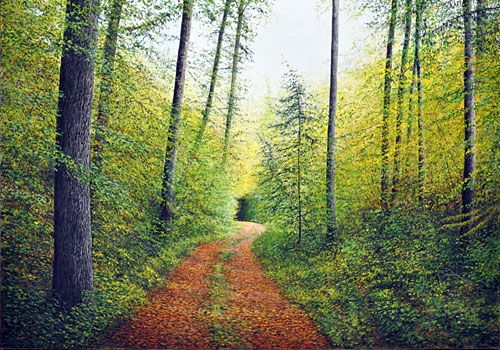 Arthur Woods Nature Paintings: Herbstweg