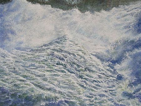 Arthur Woods Nature Paintings: Rheinfall-05-2