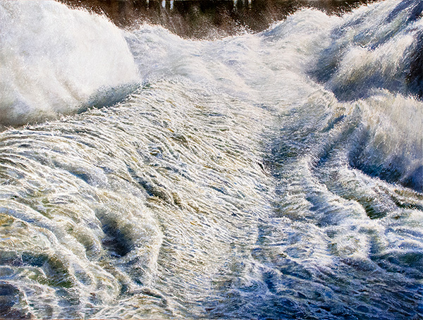 Arthur Woods Nature Paintings: Rheinfall