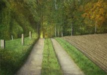 Arthur Woods Nature Paintings: Herbstweg in Embrach