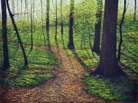 Arthur Woods Nature Paintings: Waldtraum III