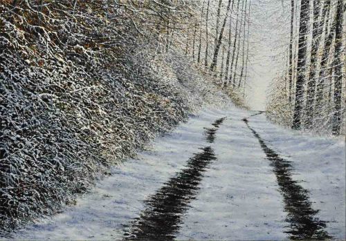 Arthur Woods Nature Paintings: Winterspaziergang